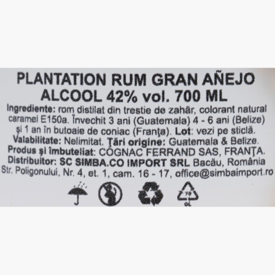 Rom Gran Anejo, 42%, 0.7l + cutie