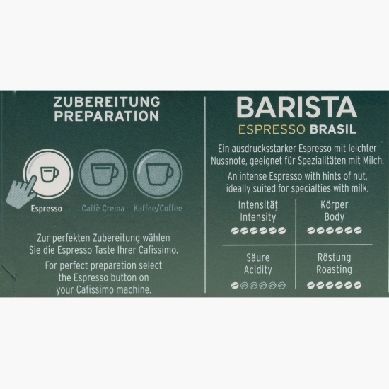 Cafissimo Barista Espresso Brasil, 10 băuturi, 78g, cafea capsule