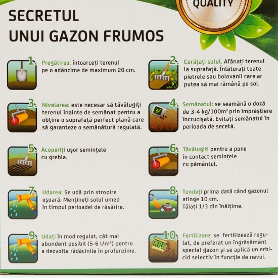 Gazon pentru teren umbros 1kg