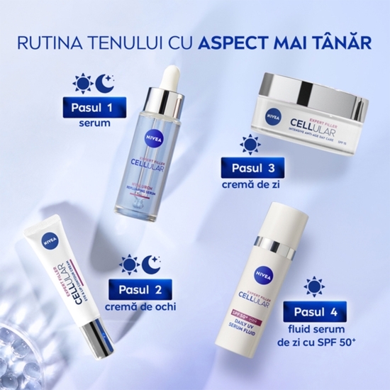 Serum fluid de zi cu protecție UV FPS 50+ Cellular Expert Filler 30ml 