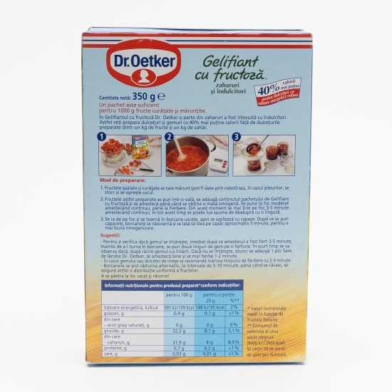Gelifiant cu fructoză 350g