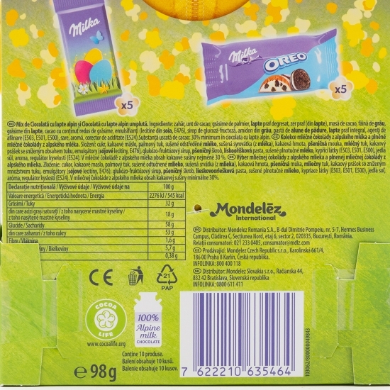 Mix Paște ciocolată și jucărie pluș 98g