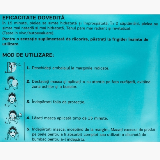 Mască hidrogel pentru față Hydro X-Cell 20ml
