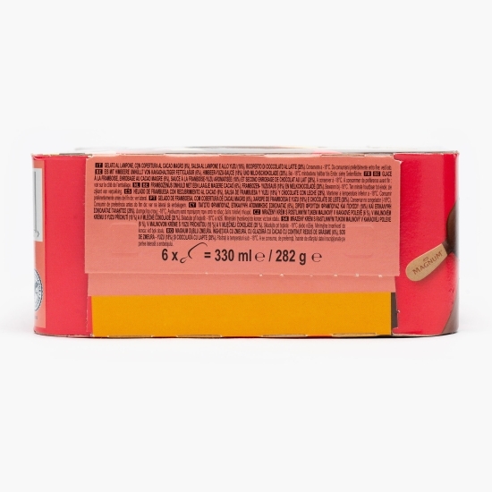Înghețată Mini Double cu aromă de zmeură 6x55ml