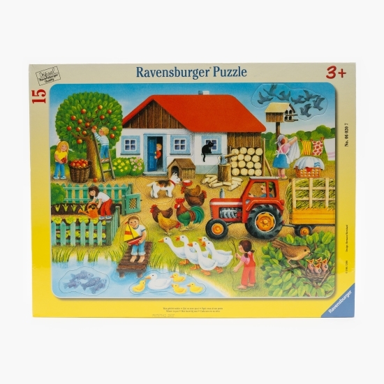 Puzzle-Unde să îl așez 15 piese 3+ ani