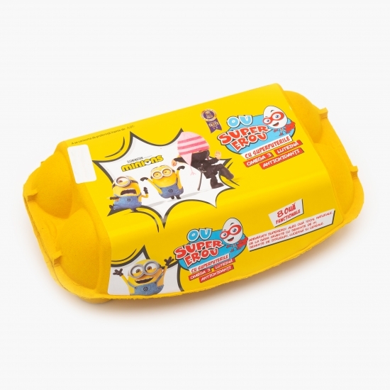 Ouă Supererou pentru copii 8 buc