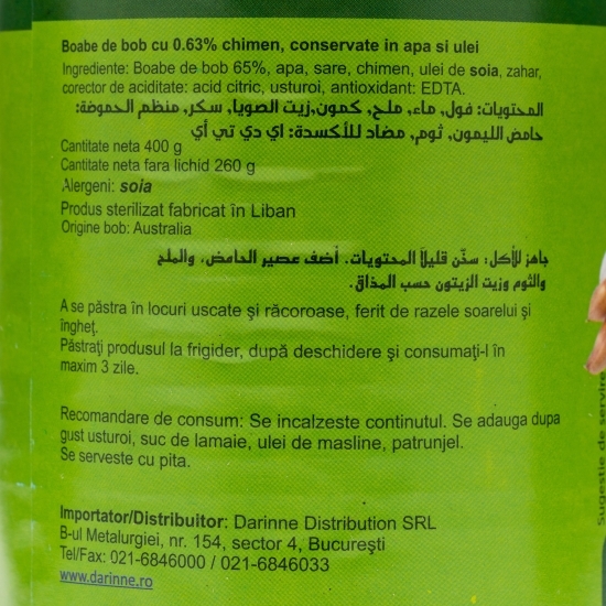 Boabe de bob cu chimen 400g