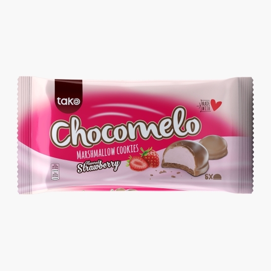 Prăjitură cu bezea și căpșuni Chocomelo 112g