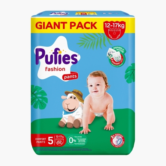 Scutece chiloțel Junior mărimea 5, 12-17kg, 62 buc