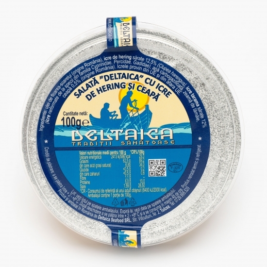 Salată cu icre de hering și ceapă 100g