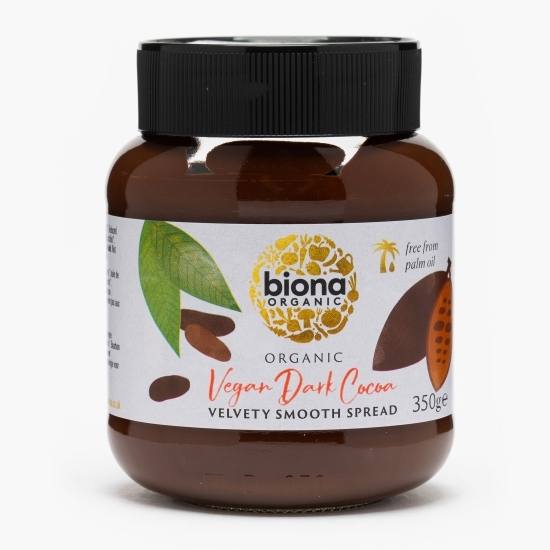 Cremă tartinabilă vegană de ciocolată neagră eco 350g