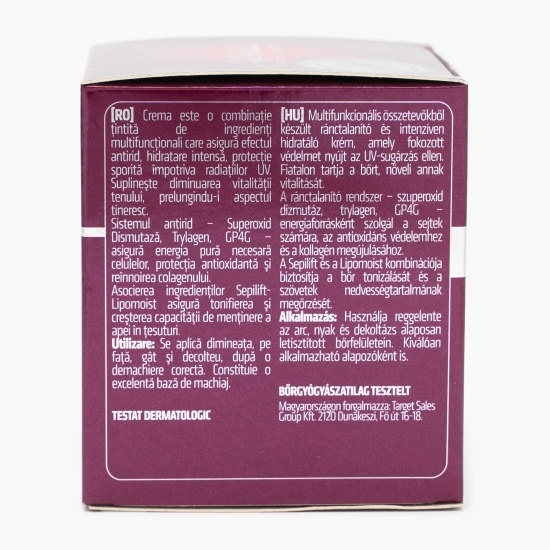 Cremă antirid 45+ intens hidratantă, SPF10, 50ml
