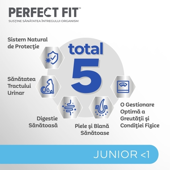 Hrană uscată pentru pisici junior, 750g, cu pui