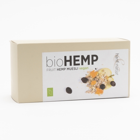 Musli cu fructe și semințe de cânepă eco 500g