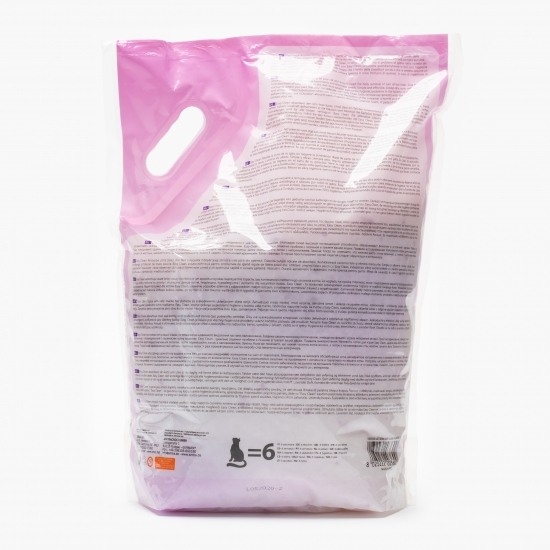 Așternut igienic pentru pisici Easy Clean Silicat lavandă 3.2kg/7.5l