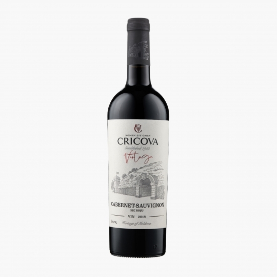 Vin roșu sec Cabernet Sauvignon, 750ml