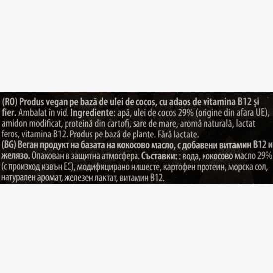 Specialitate vegetală pe bază de ulei de cocos The Great White, 200g