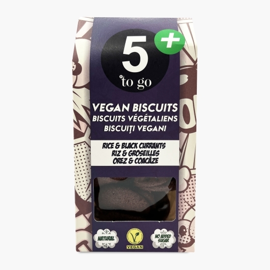 Biscuiți vegani cu orez și coacăze, fără zahăr adăugat 80g