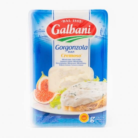 Gorgonzola Cremoso maturată, cu pastă moale și mucegai albastru DOP 150g