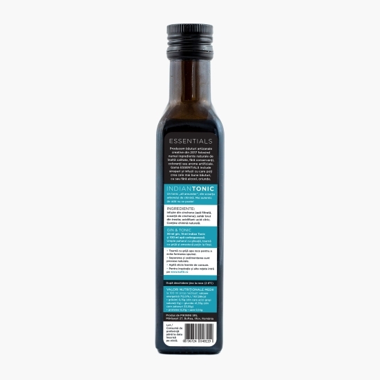 Indian Tonic, apă tonică din chinină naturală 0.23l