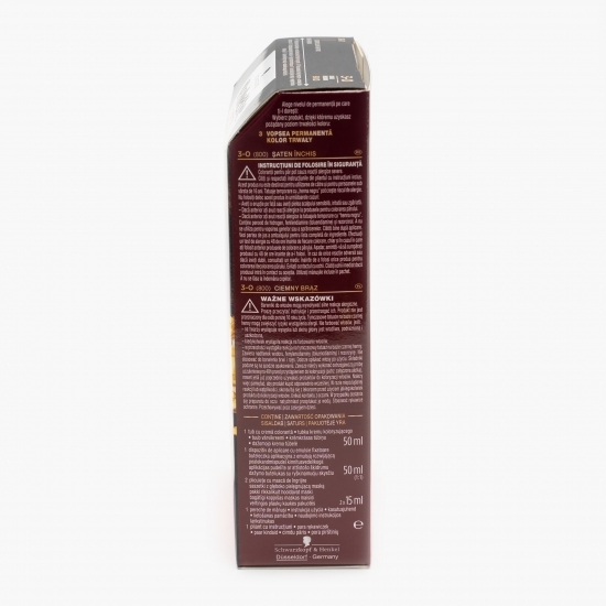 Vopsea de păr permanentă Deluxe Oil-Care Color 800 Dark brown 135ml