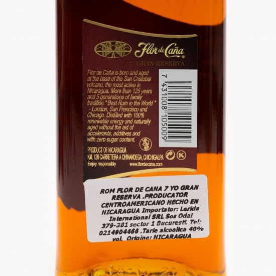 Rom Gran Reserva 7YO 40% alc. 700ml