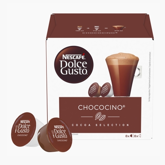 Chococino 8 băuturi 256g, capsule cafea 