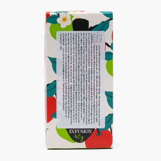 Ceai eco Apple & Cinnamon Infusion, 20 plicuri, 40g