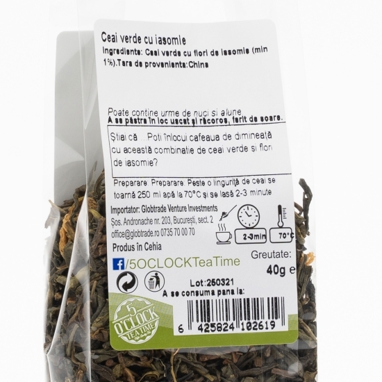 Ceai verde cu iasomie 40g