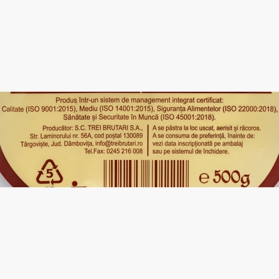 Pâine neagră fără E-uri, fără conservanți 500g
