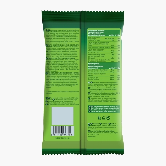 Semințe de floarea-soarelui pestrițe, coapte și ușor sărate XXL 135g