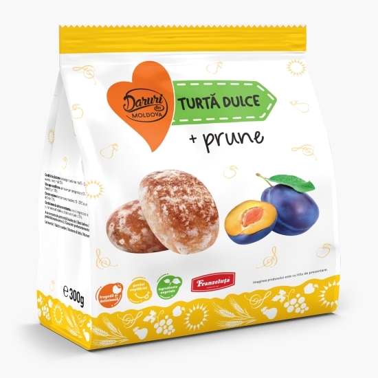 Turtă dulce cu prune 300g