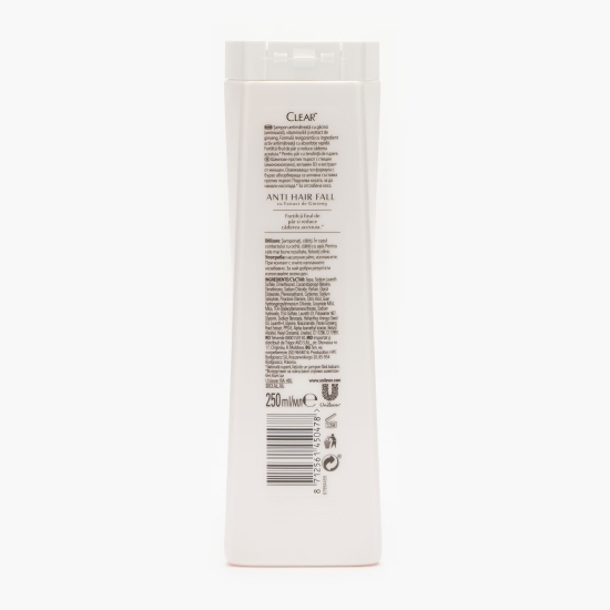 Șampon antimătreață împotriva căderii părului 0.25l