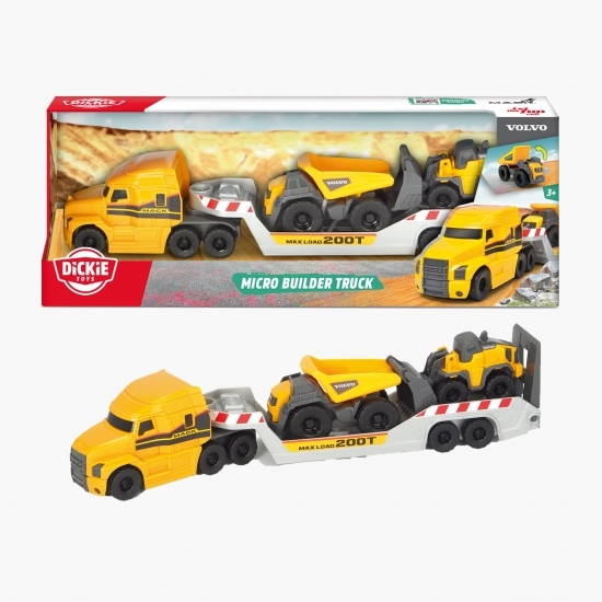 Camion de remorcare Volvo Micro Builder Truck 32 cm 3+ ani