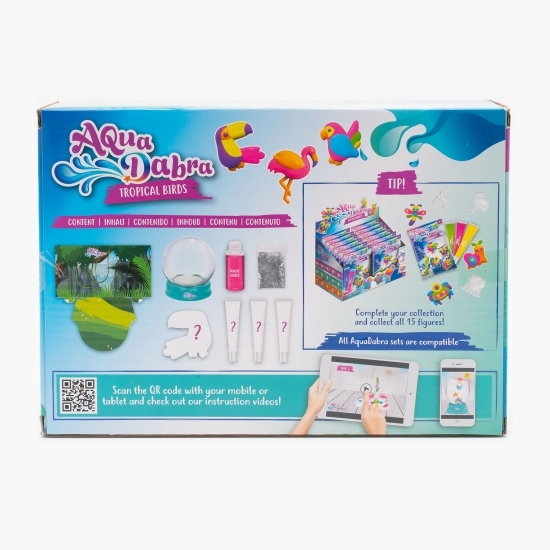 Acvariu cu lumini și figurine de modelat Tropical Birds 5+ ani