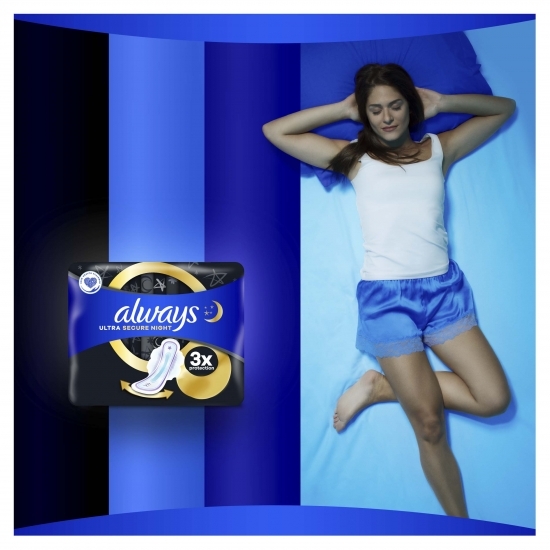 Absorbante Ultra secure night 24 buc