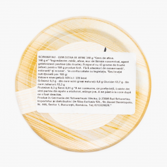 Dulceață extra de afine 340g