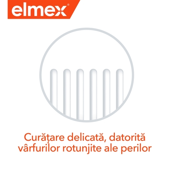 Periuță de dinți cu peri moi pentru copii Junior, vârstă 6-12 ani