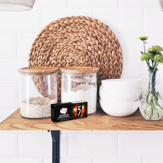 Gumă de mestecat fără zahăr cu îndulcitori și aromă de pepene roșu 16.5g