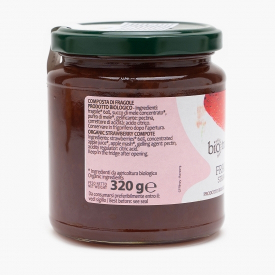 Gem de căpșuni eco fără zahăr 320g
