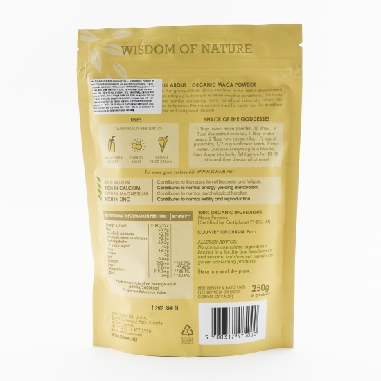 Maca eco sub formă de pulbere 250g