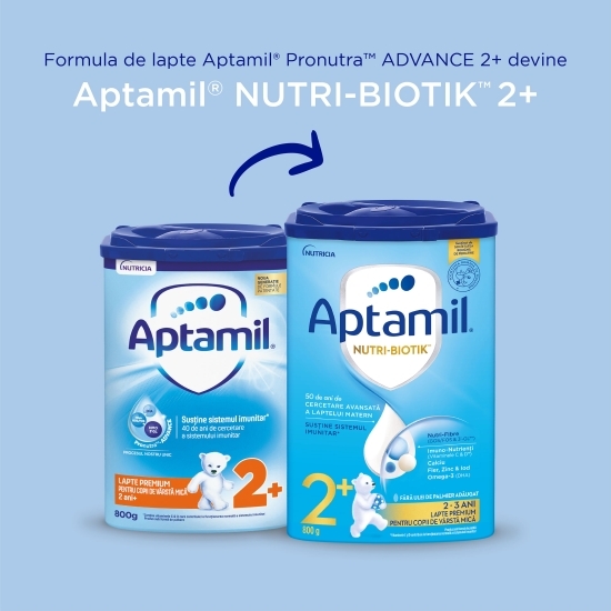 Lapte praf NUTRI-BIOTIK 2+, 2-3 ani, Nutricia, 800g
