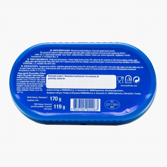  Șprot în ulei vegetal 170g