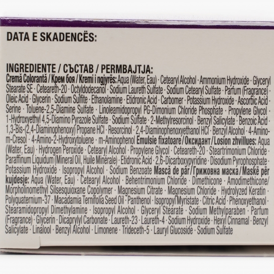 Vopsea de păr permanentă Intensive Color Cream, 10-19 blond argintiu rece, 110ml