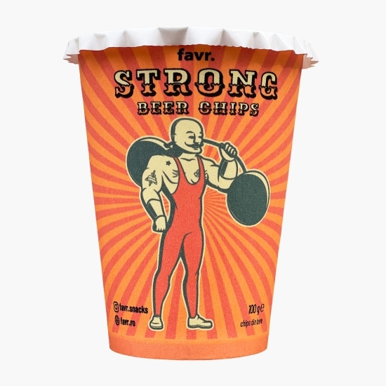 Chipsuri Strong din bere cu semințe de chimen 100g