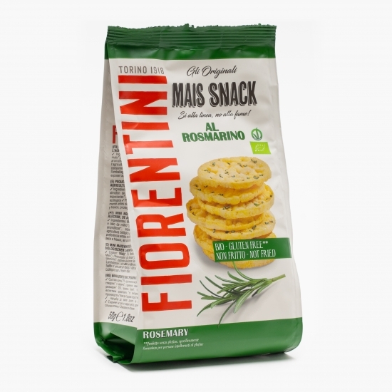 Chipsuri eco din porumb cu rozmarin fără gluten 50g