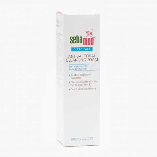 Spumă dermatologică antibacteriană de curățare 150ml