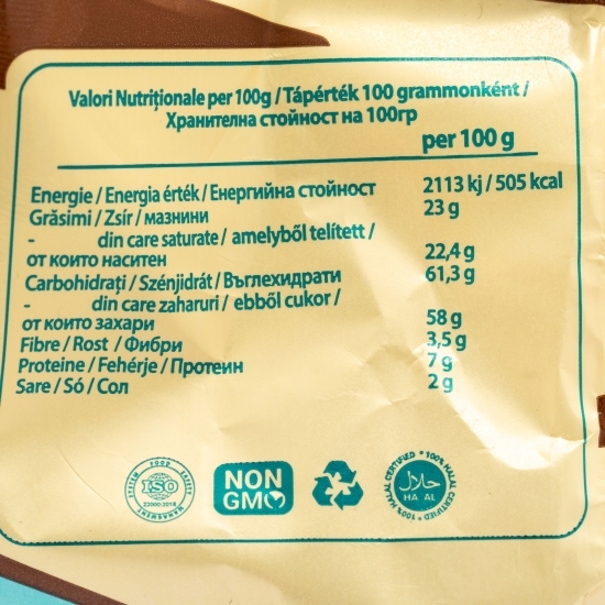Covrigei sărați cu glazură de lapte și cacao 80g