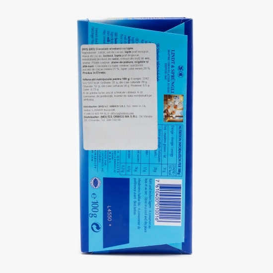 Ciocolată elvețiană cu lapte 100g