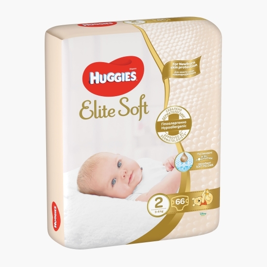 Scutece Elite Soft Jumbo mărimea 2, 3-6kg, 66 buc